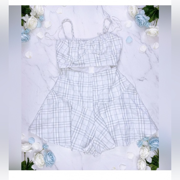 HYFVE Pants - HYFVE Women’s Green Gingham Summer Romper